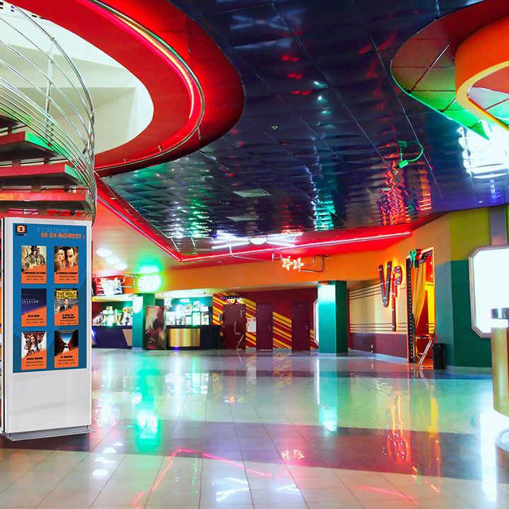 Opt for digital signage in your theaters and give your customers more freedom. Find out how it will help you with our digital solutions.